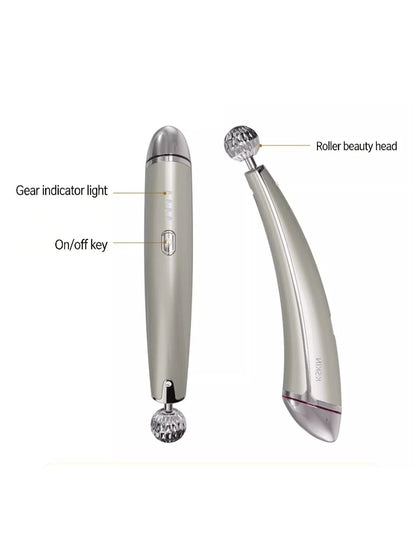Silver facial lifting beauty device from Trendsi, showcasing a sleek handheld skincare tool for anti-aging and skin firming.