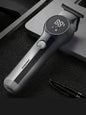 Rechargeable silver hair clipper from Trendsi with a sleek design, ideal for precise hair trimming and grooming.