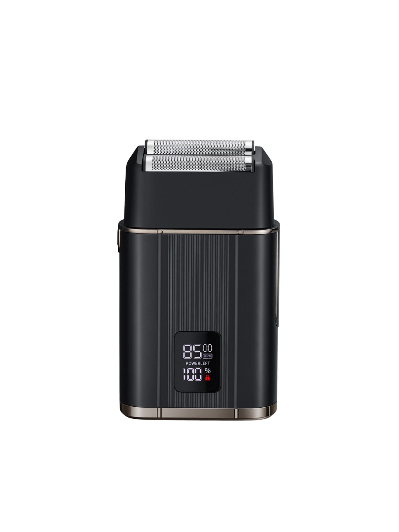 Silver waterproof electric shaver by Trendsi with a sleek design, suitable for wet and dry shaving.