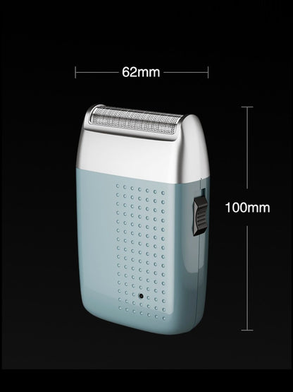 Sky blue portable electric shaver by Trendsi with a compact design and easy grip for convenient grooming.