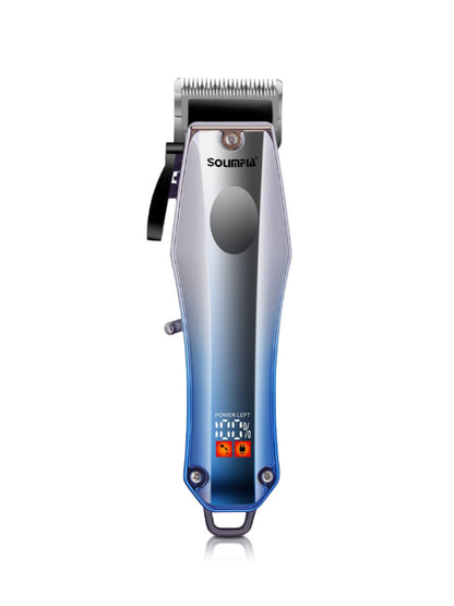 Sky blue electric hair clipper by Trendsi with adjustable blades and ergonomic design for precise hair cutting.