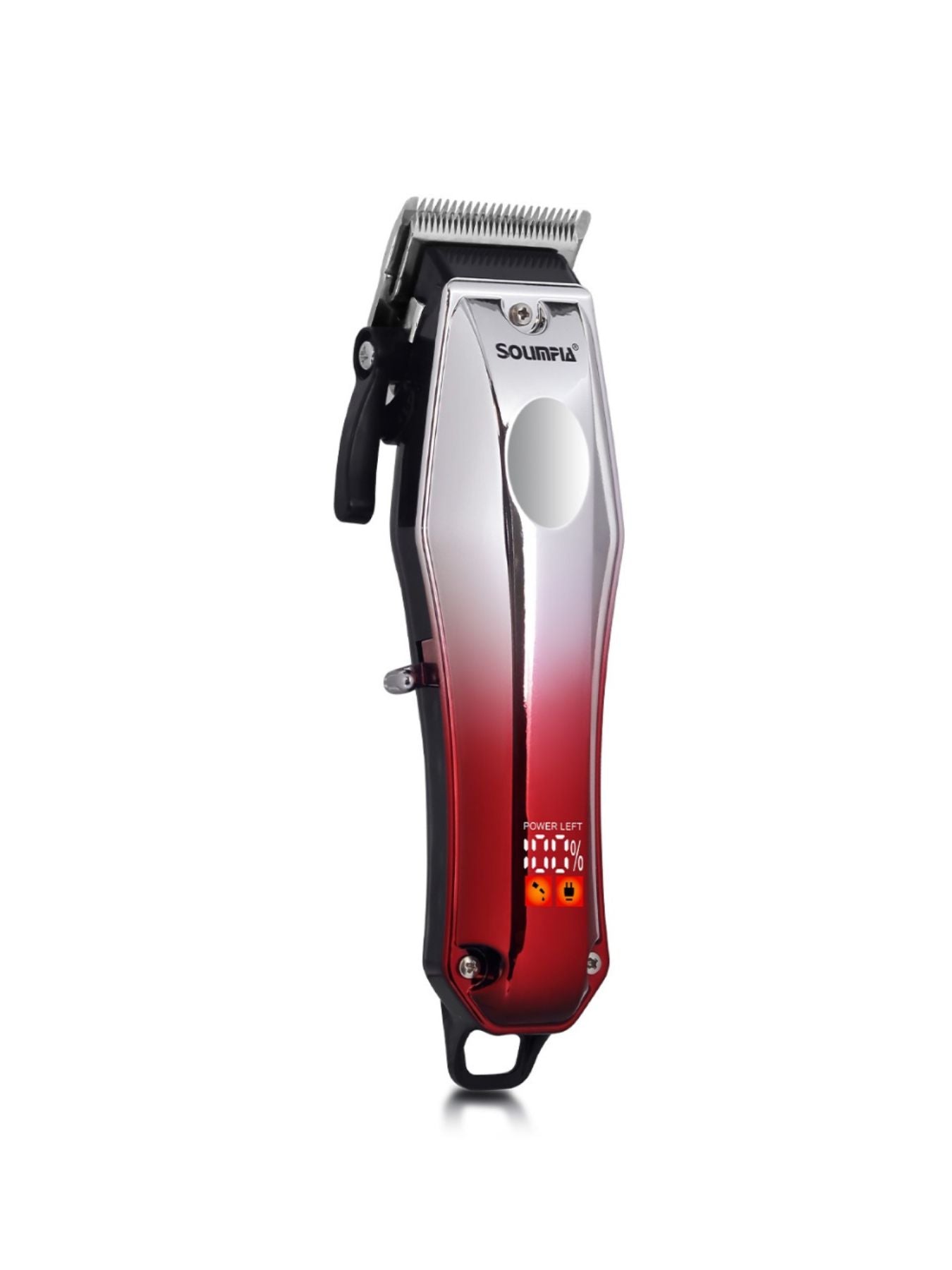 Sky blue electric hair clipper by Trendsi with adjustable blades for precise grooming and styling.