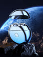 Sky blue portable mini electric shaver by Trendsi, compact design with dual blades for quick, close grooming.