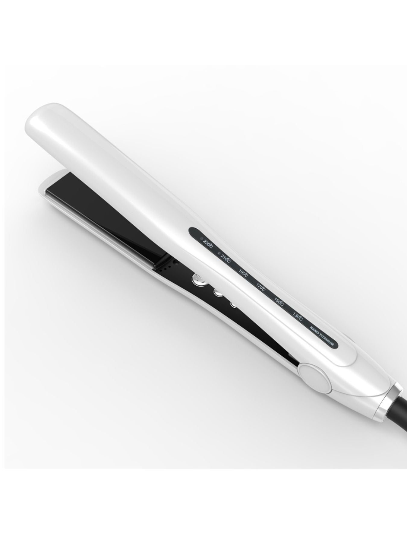 Trendsi fast heating hair straightener with North American plug, ceramic plates, and sleek black design for smooth, straight hair.