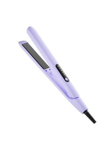 Cordless adjustable temperature hair straightener by Trendsi, with European plug and sleek tan design.