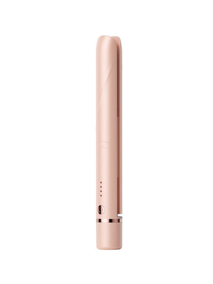 Watermelon pink ceramic hair straightener by Trendsi featuring a sleek rectangular design for smooth styling.