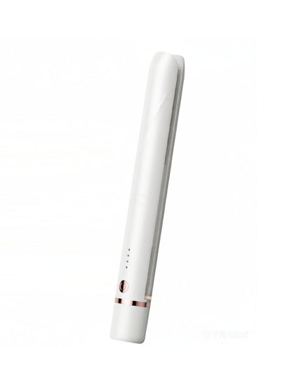 Watermelon pink ceramic hair straightener from Trendsi, showing sleek design and ceramic plates for smooth styling.