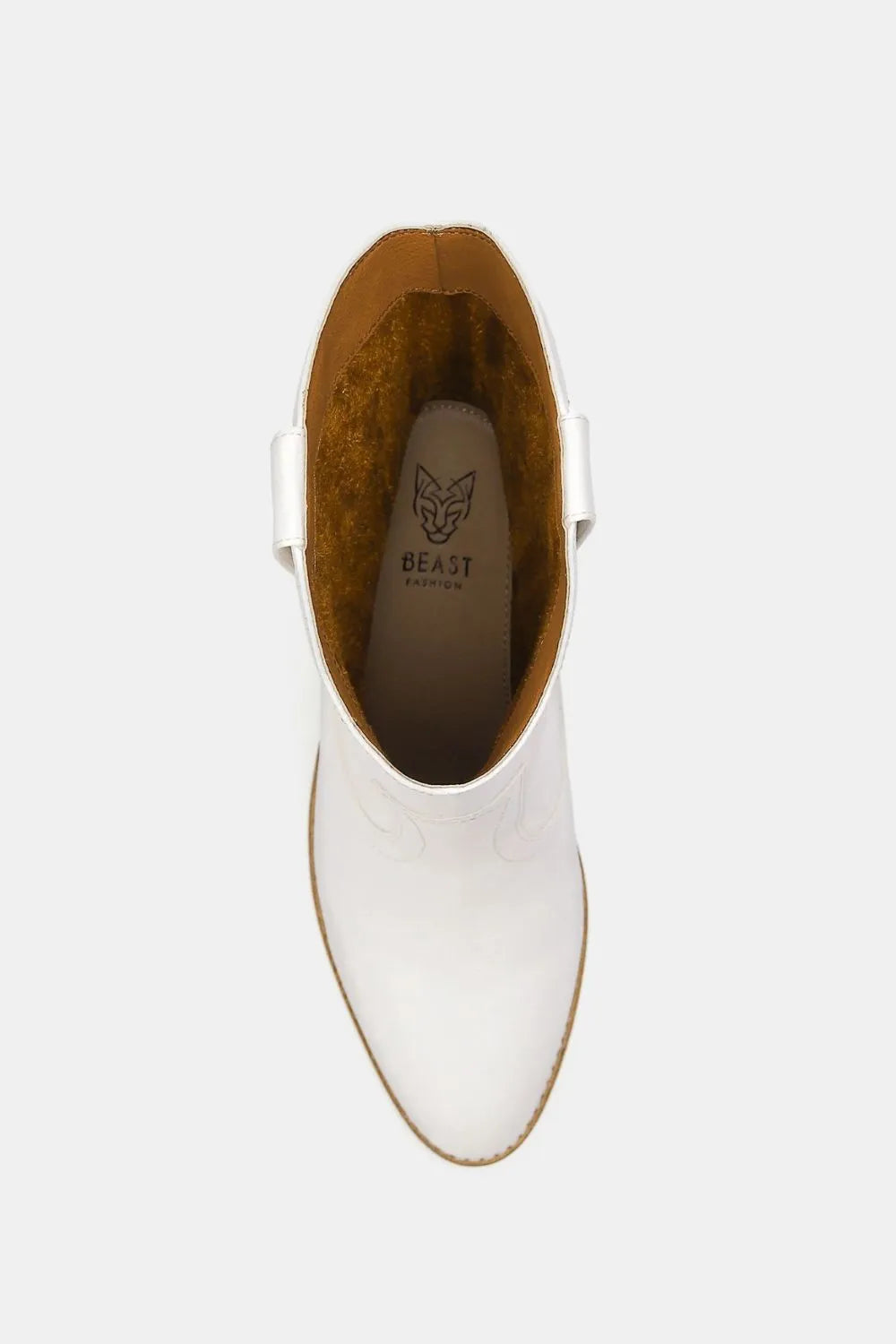 White Beast Fashion Butterfly Cut Point Toe Boots with stylish butterfly detail and sleek design, perfect for trendy outfits.