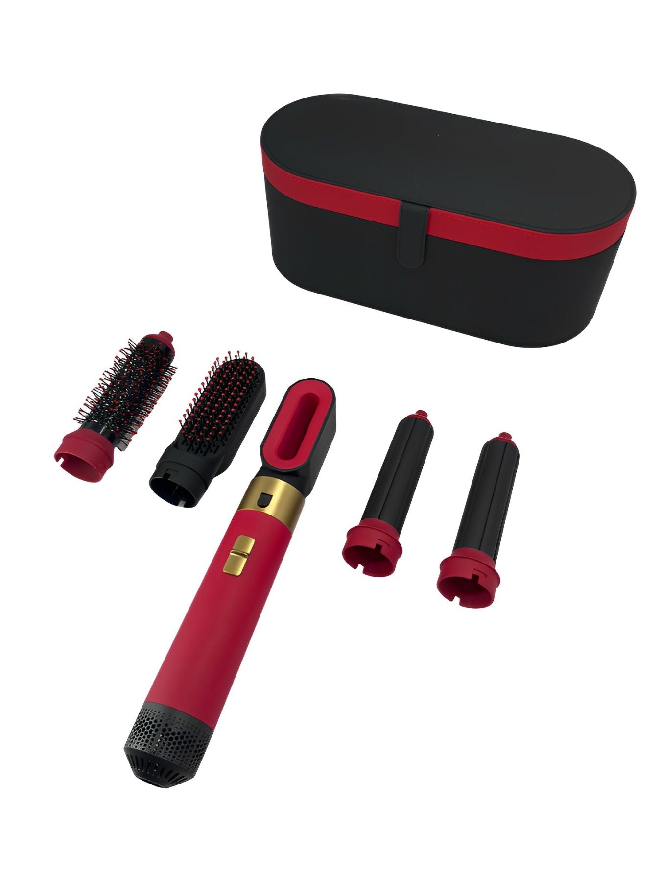 Trendsi adjustable temperature curling iron with white European plug, featuring a sleek design for versatile hair styling.