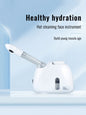 White hot steaming facial beauty device by Trendsi with European plug, designed for skin cleansing and rejuvenation.