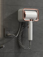 White Trendsi household hair dryer with multi-speed settings and European plug, suitable for versatile hair drying.