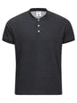 Men's white textured short sleeve T-shirt by Trendsi, showcasing a close-up of the fabric and fit on a mannequin.