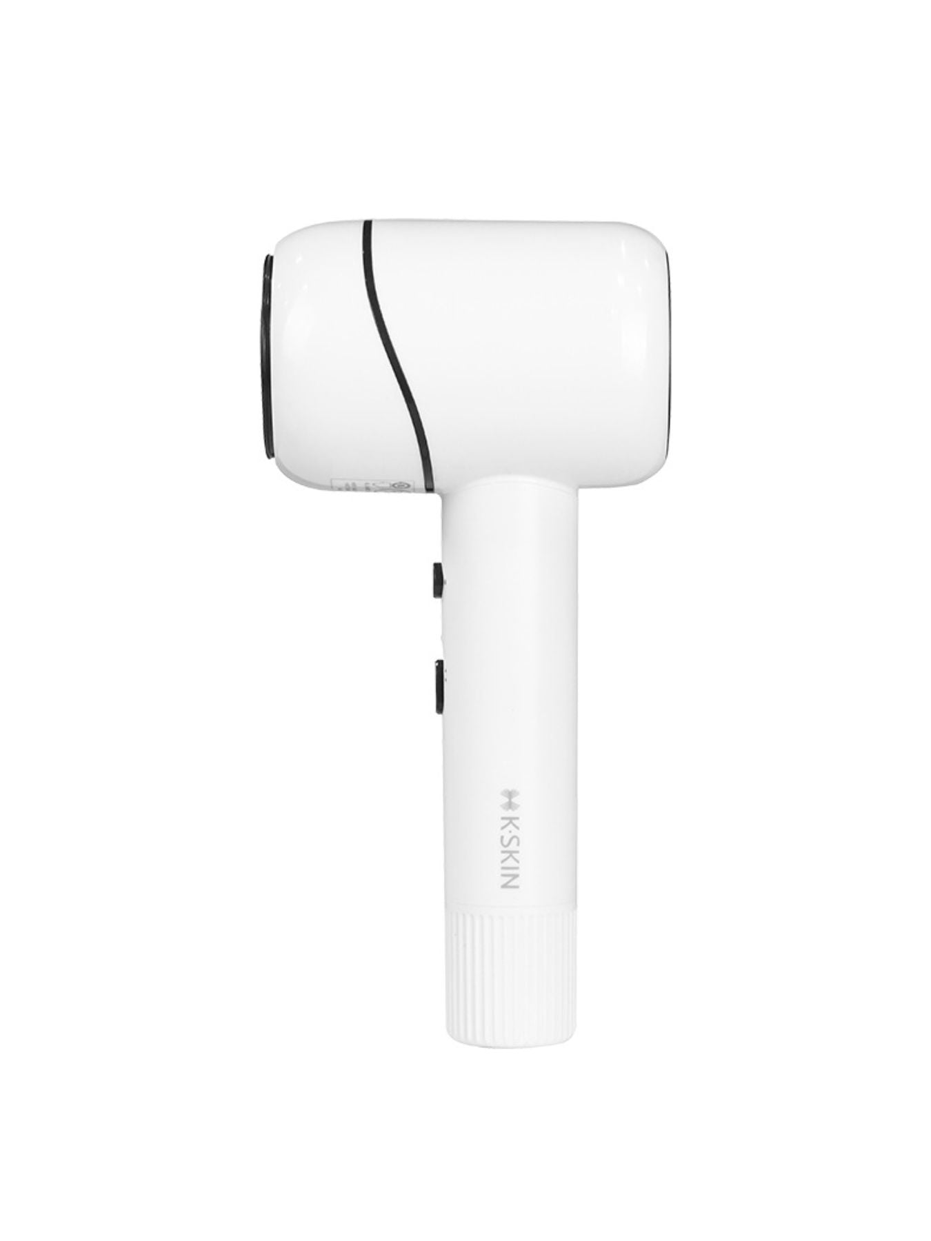 White household hair dryer with adjustable temperature settings and North American plug by Trendsi, shown on a clean background.