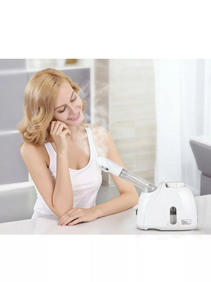 White Trendsi facial steamer deep cleansing beauty device with North American plug for at-home skincare and facial steaming.