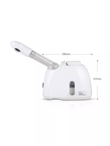 White Trendsi facial steamer deep cleansing beauty device with North American plug for facial skin care.