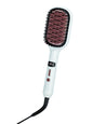 White Trendsi fast heating straightening comb with North American plug, designed for quick and efficient hair styling.