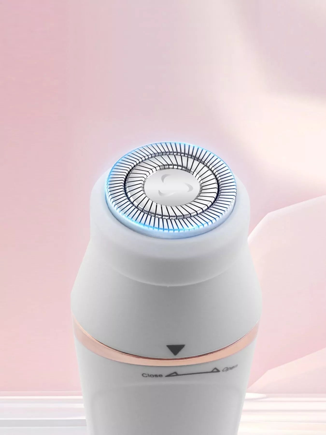 Trendsi 7-in-1 multifunctional painless hair removal device with white body, multiple attachments for versatile hair removal.