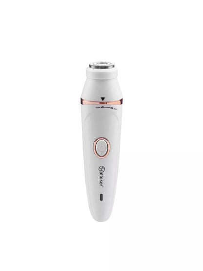 White 7-in-1 multifunctional painless hair removal device from Trendsi, featuring various attachments for smooth skin.