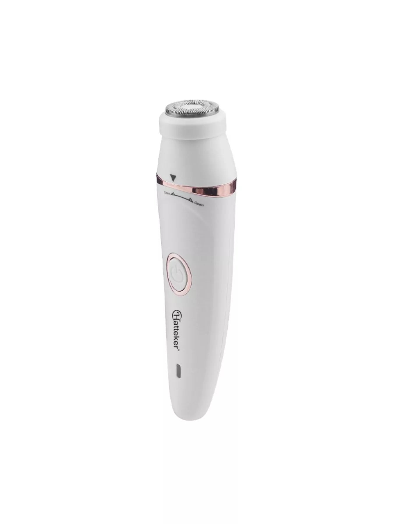 White 7-in-1 multifunctional painless hair removal device by Trendsi, featuring various attachments for smooth skin.