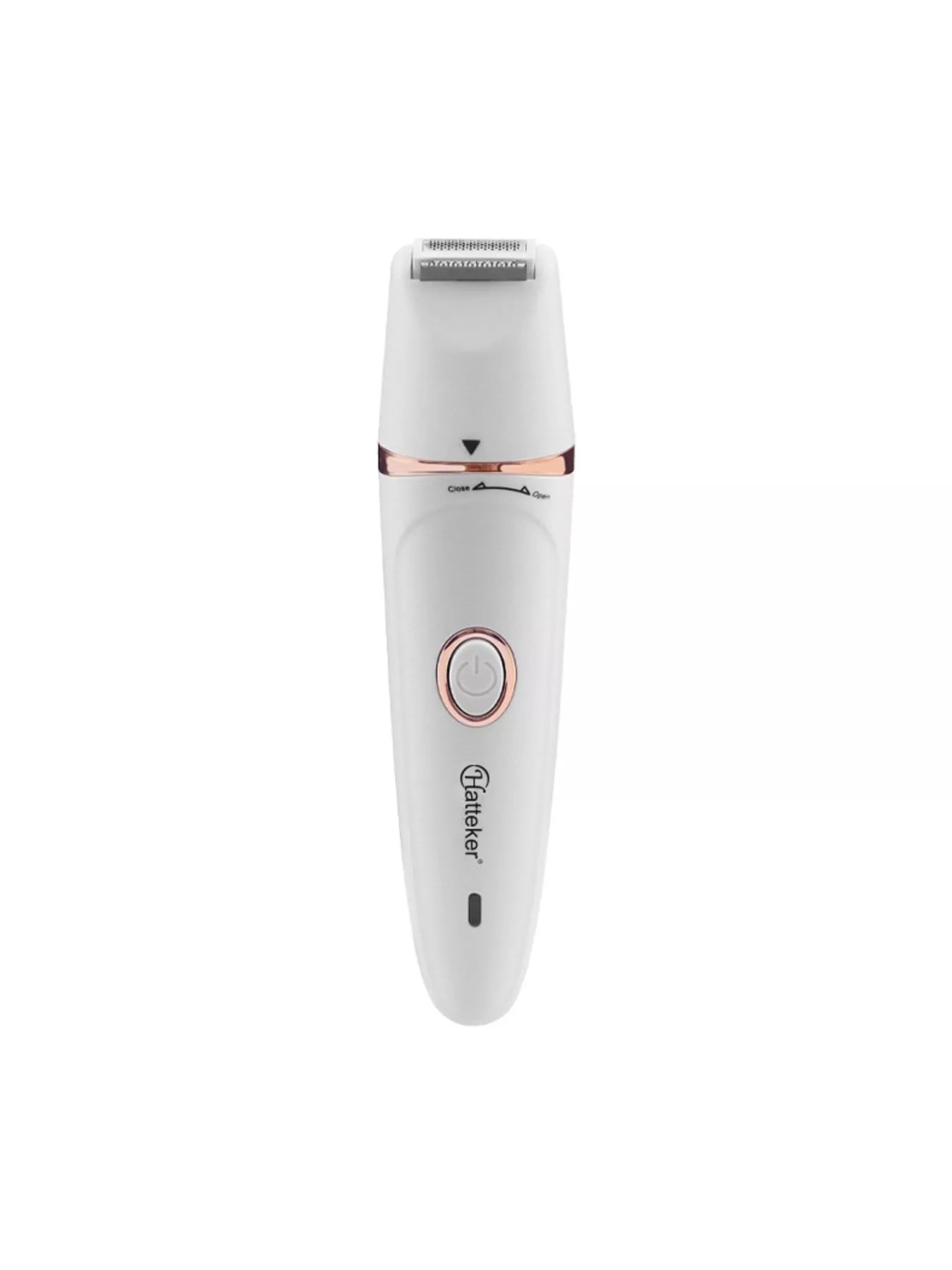 White 7-in-1 multifunctional painless hair removal device by Trendsi, showing various attachments and sleek design.