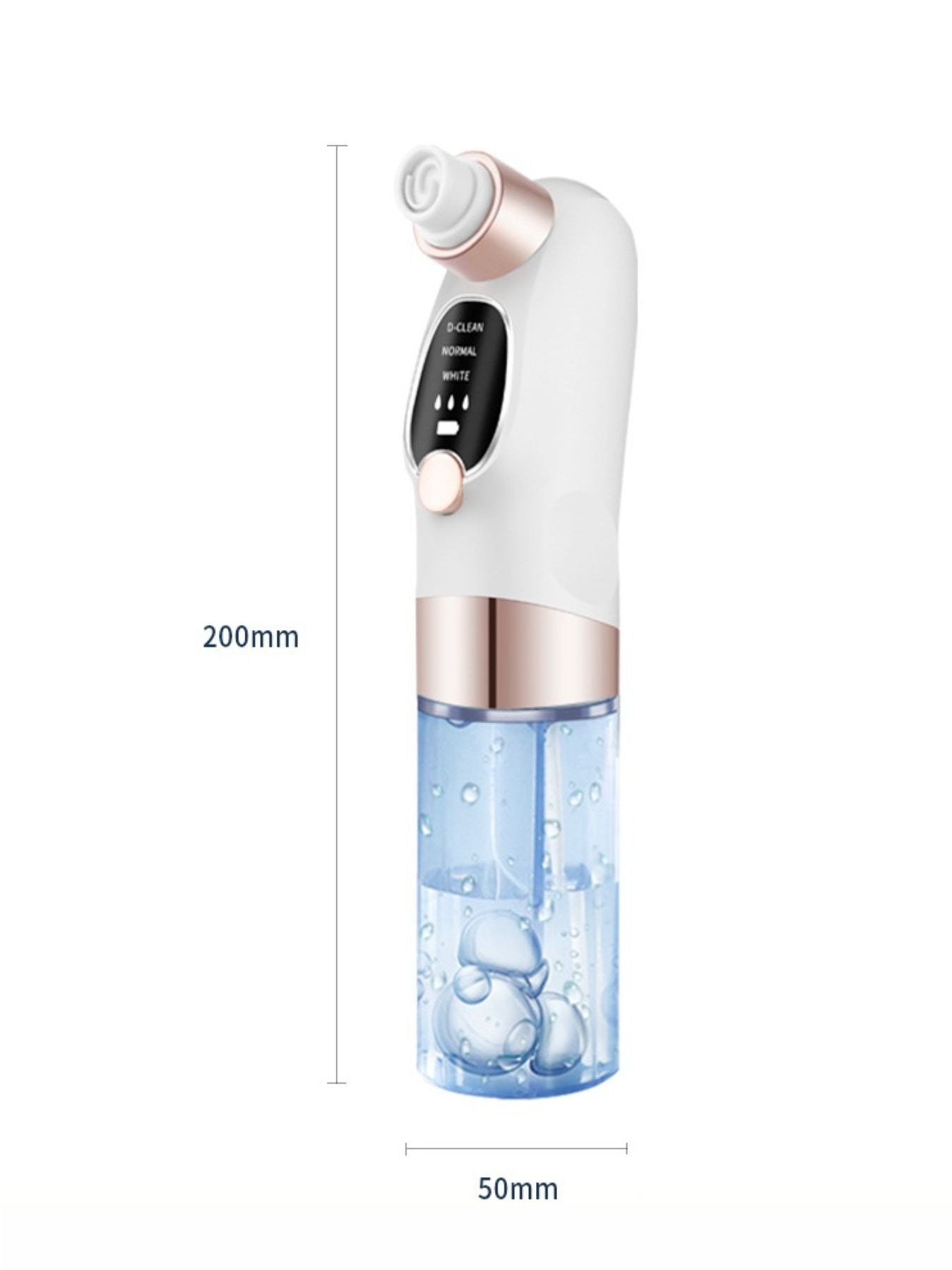 White Trendsi facial deep cleansing beauty device with a sleek handheld design for effective skin cleansing.