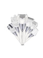 White painless electric hair removal epilator by Trendsi with multiple attachments and ergonomic design for smooth skin.