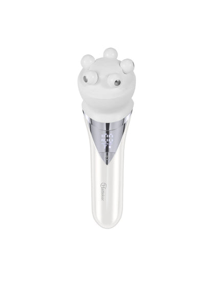 White Painless Electric Hair Removal Epilator by Trendsi with multiple attachment heads for efficient hair removal.