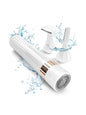 White Trendsi painless electric hair removal epilator with multiple attachments and ergonomic handle for smooth skin.