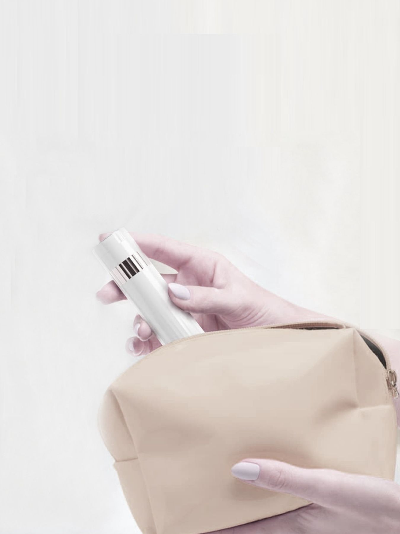 White Trendsi painless electric hair removal epilator with sleek design, suitable for gentle, effective hair removal at home.