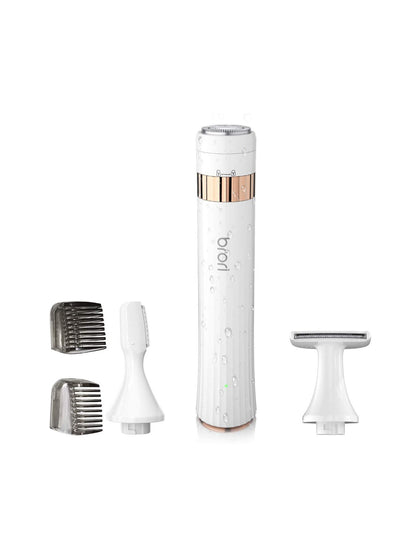 White painless electric hair removal epilator from Trendsi with a compact design for easy use on various body areas.