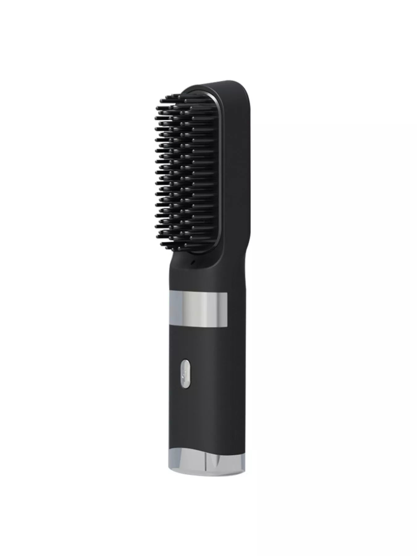 White portable heated straightening comb by Trendsi, compact design for quick styling and hair straightening.