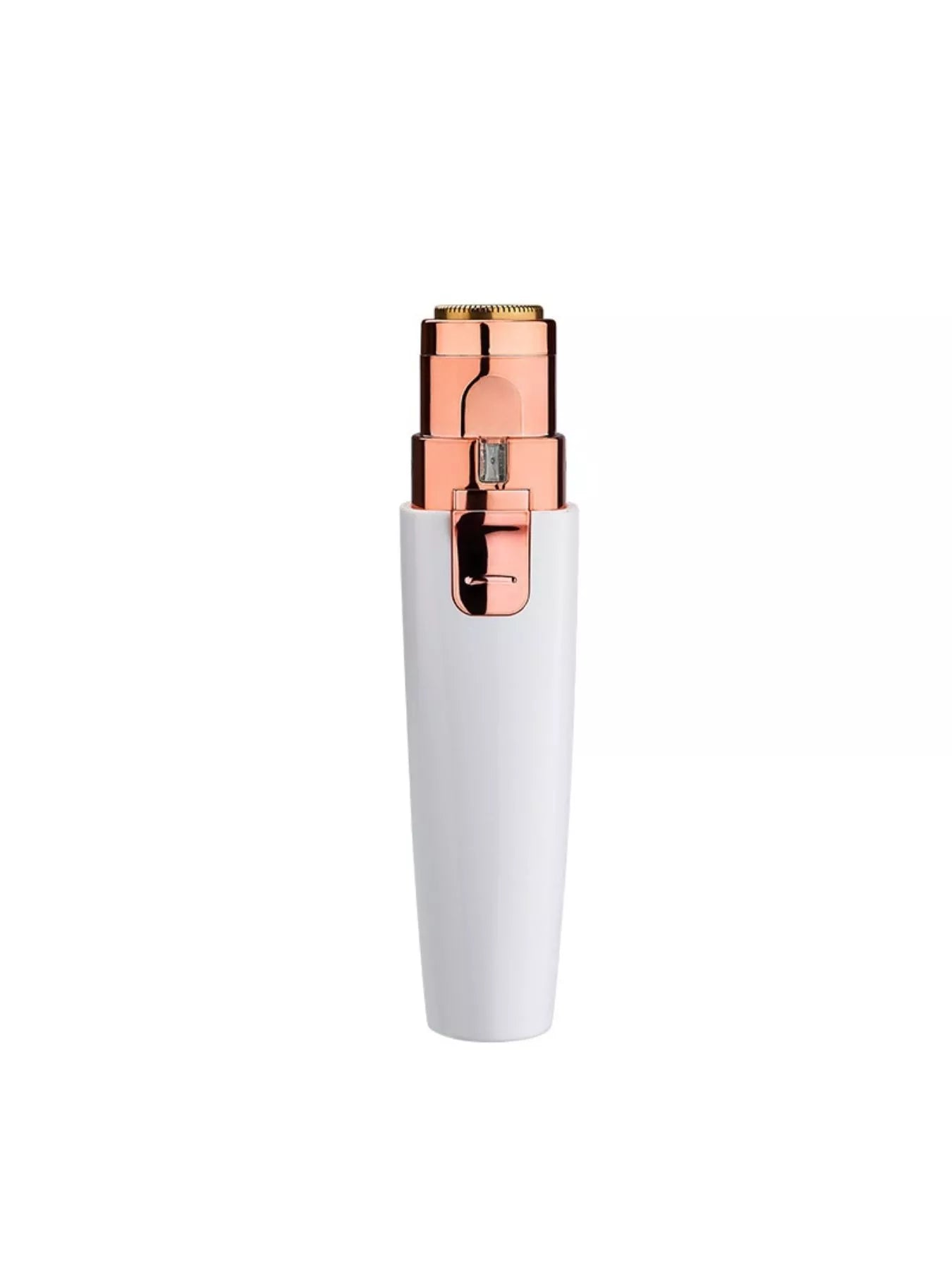 White portable painless hair removal device from Trendsi, compact design for easy use at home or on the go.