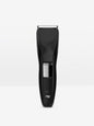 White cordless rechargeable hair clipper from Trendsi with ergonomic design and adjustable blades for precise grooming.