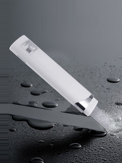 White deep cleansing blackhead extractor tool by Trendsi, designed for skincare and pore cleaning, with a metal loop tip.