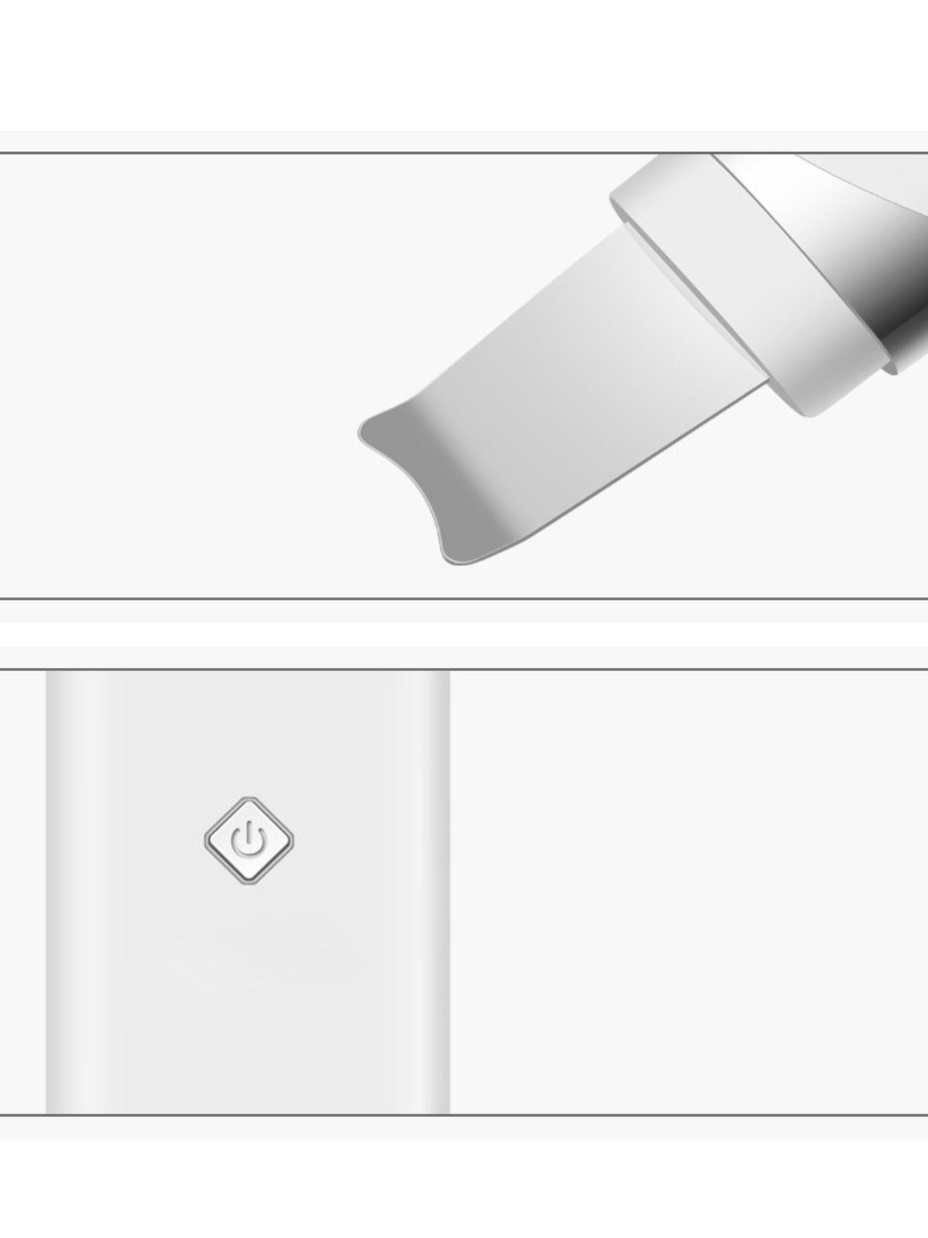 White deep cleansing blackhead extractor tool from Trendsi, designed for pore cleaning and blackhead removal.