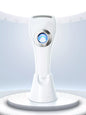 White electric foot nail buffer with LED light from Trendsi, showing a compact handheld device for smoothing and polishing toenails.