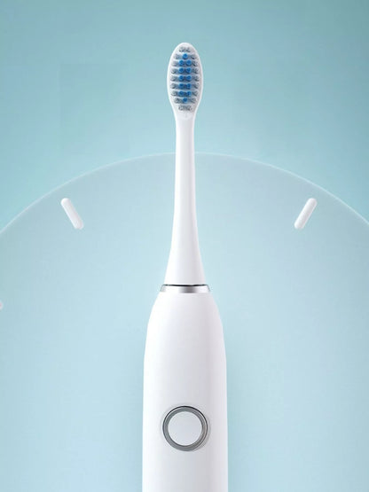 White electric toothbrush by Trendsi with multiple brushing modes and sleek design, perfect for effective oral care.