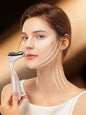 White Trendsi facial massager beauty device for skin relaxation and rejuvenation, shown with its ergonomic design and smooth surface.
