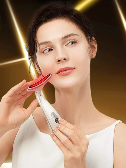 White Trendsi facial massager beauty device with ergonomic design for facial skin care and relaxation.