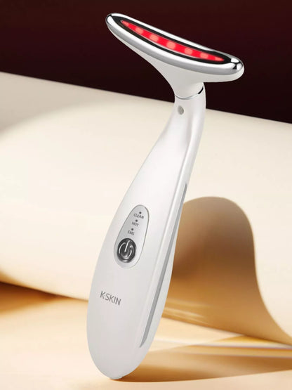 White Trendsi facial massager beauty device with ergonomic design, ideal for skincare and facial massage.