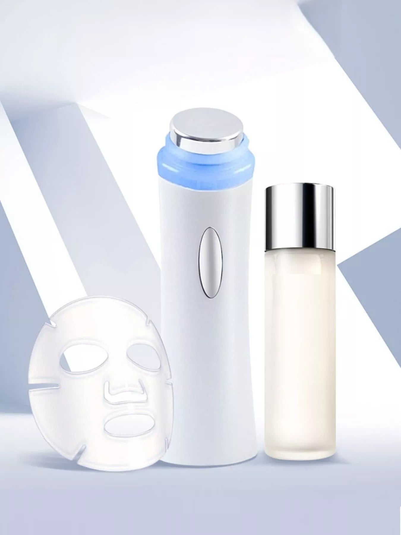 White Trendsi facial skin tightening beauty device shown, designed for facial lifting and skin firming.