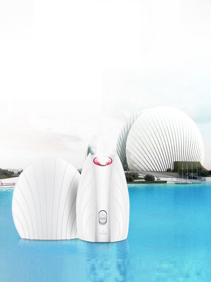 White Trendsi facial steamer deep hydration beauty device for skin rejuvenation and moisture infusion.
