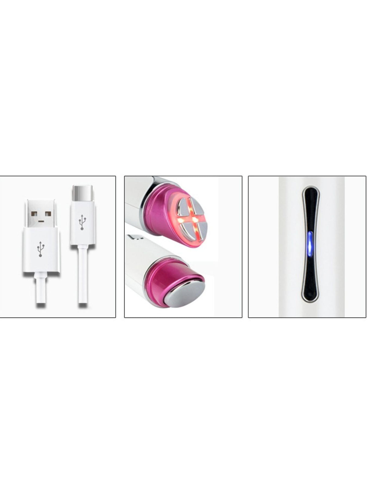 White Trendsi multifunctional beauty device with multiple treatment heads, designed for skincare and facial treatments.