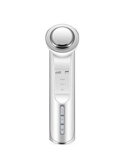 White Trendsi multifunctional facial beauty device showing various treatment heads and sleek design for skincare.