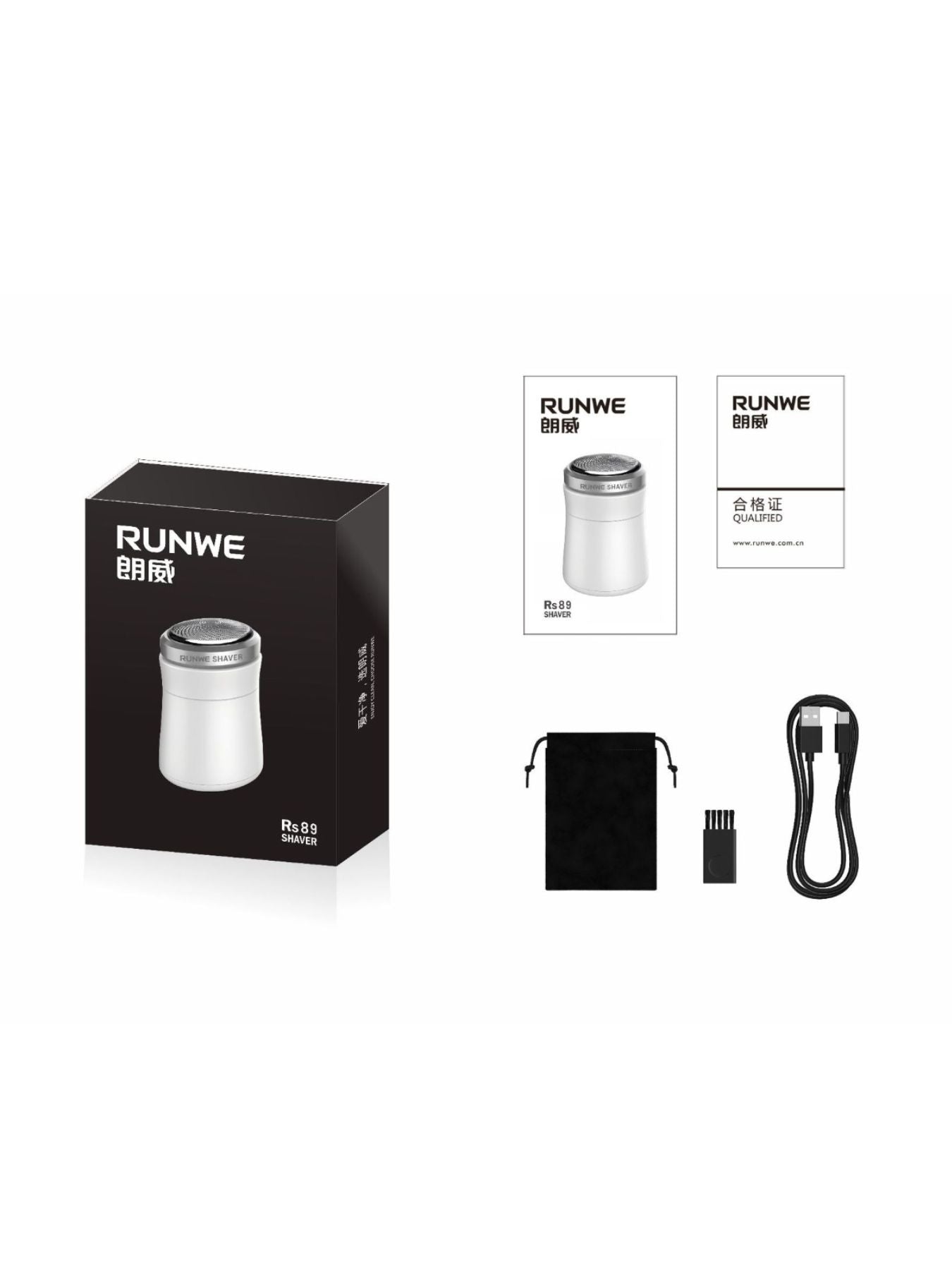 White Painless Electric Hair Remover by Trendsi with compact design, suitable for smooth hair removal.