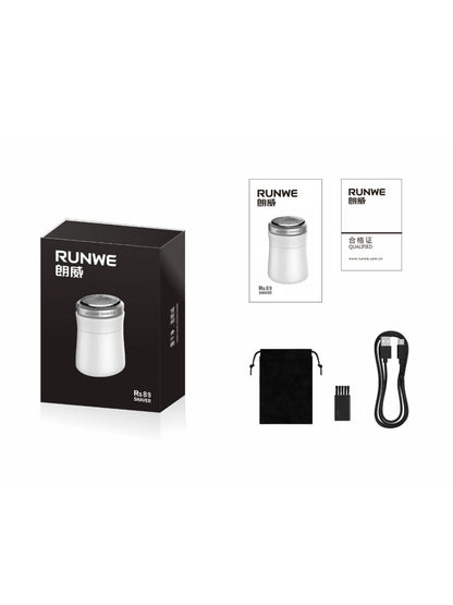 White Painless Electric Hair Remover by Trendsi with compact design, suitable for smooth hair removal.