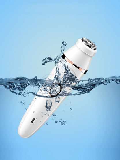 White Trendsi painless multifunctional hair removal epilator with multiple attachments for efficient, gentle hair removal at home.