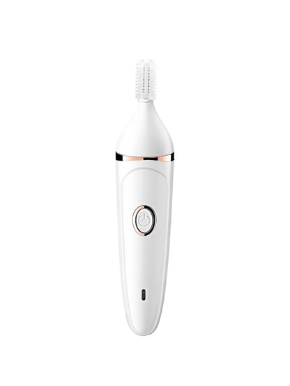 White Trendsi painless multifunctional hair removal epilator with multiple attachments for easy, effective hair removal at home.