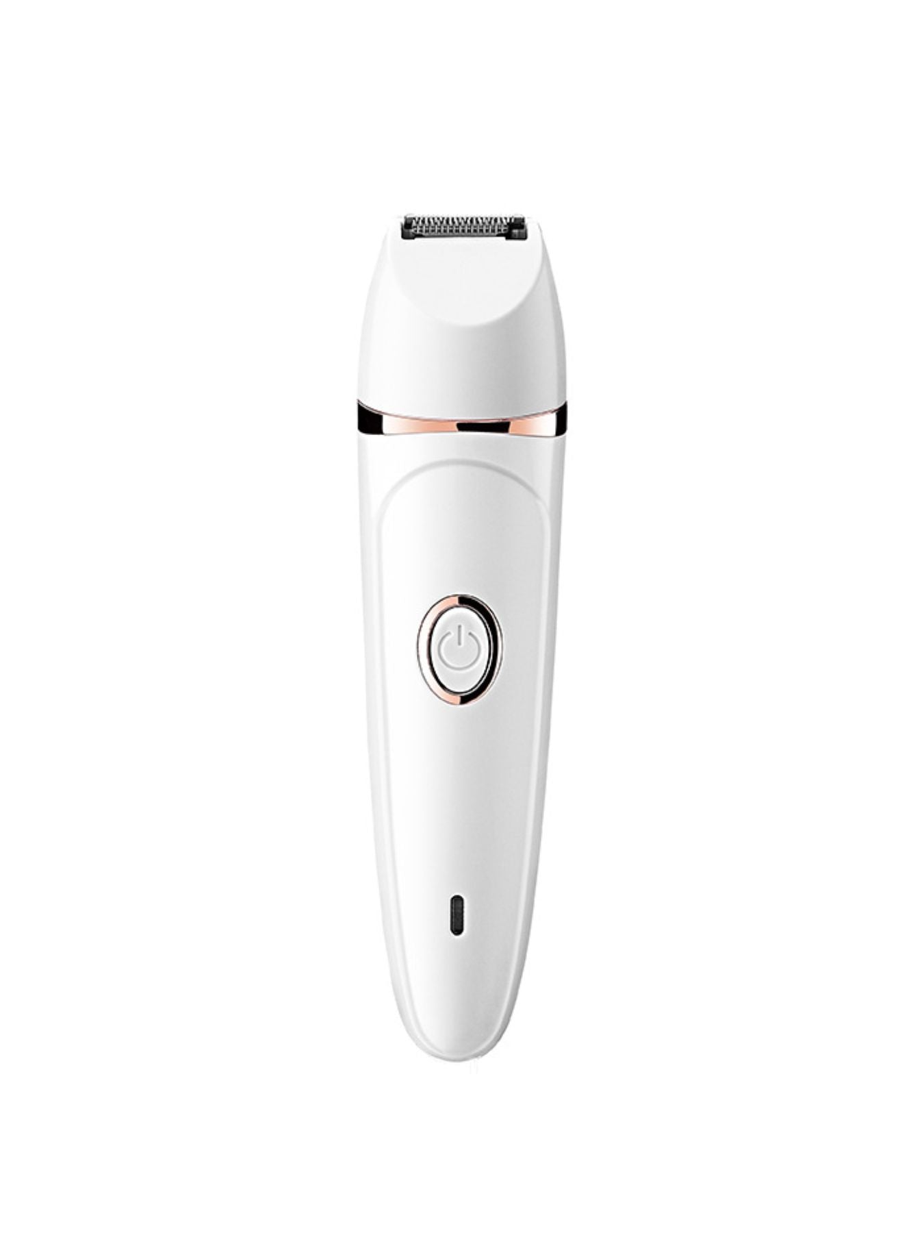White Trendsi painless multifunctional hair removal epilator with multiple attachments and ergonomic design for easy use.