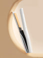 White portable ceramic hair straightener by Trendsi, compact and sleek for easy styling on the go.